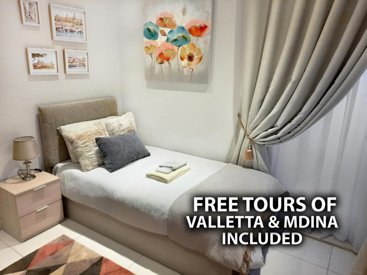 Cozy Rooms - Great Bus Connections - Free Parking Mosta Eksteriør billede